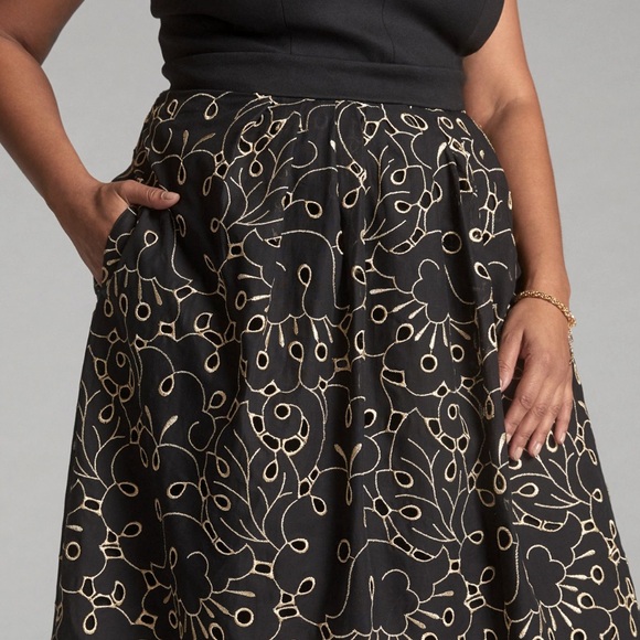 Anthropologie Maeve Eyelet Midi Dress, EUC - Picture 3 of 15